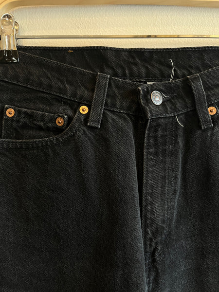 Vintage 1980's Levi’s 512 Black Denim Jeans