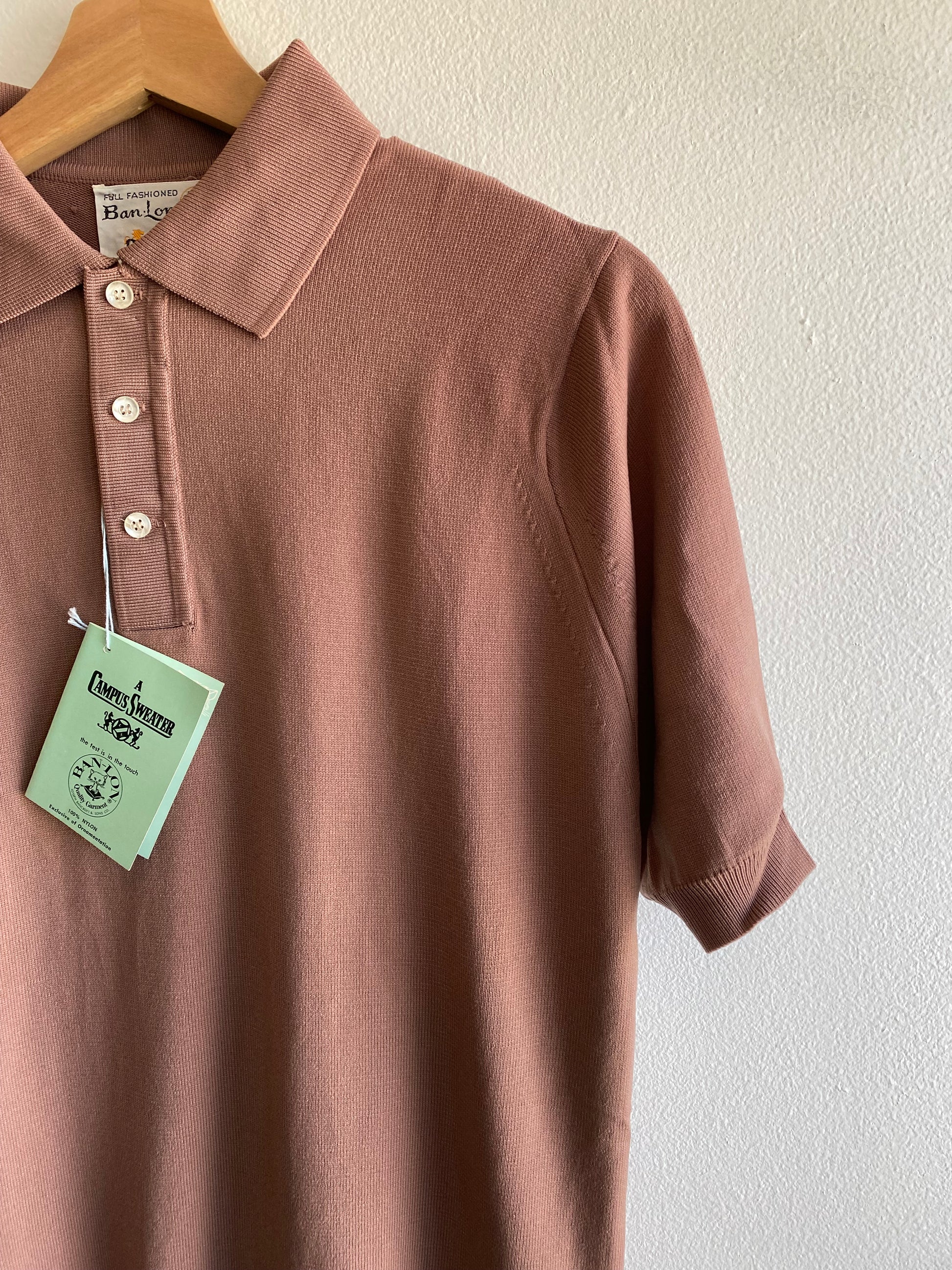 Vintage 1950/60’s Deadstock Campus Polo Shirt - La Lovely Vintage 