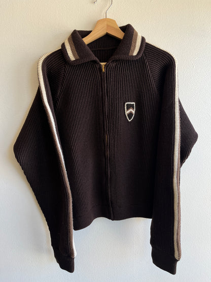 Vintage 1950’s Knit Zip-Up Cardigan - La Lovely Vintage 