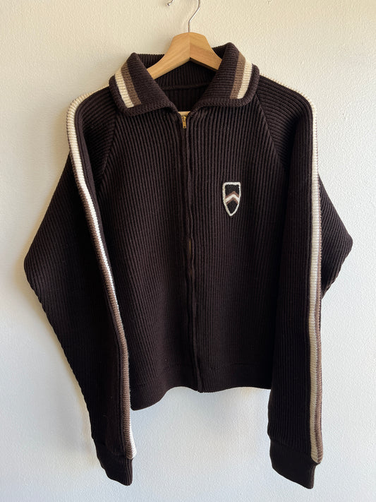 Vintage 1950’s Knit Zip-Up Cardigan - La Lovely Vintage 