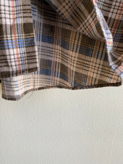Vintage 1960/70’s Lumberjack Cotton Flannel Button-Up Shirt