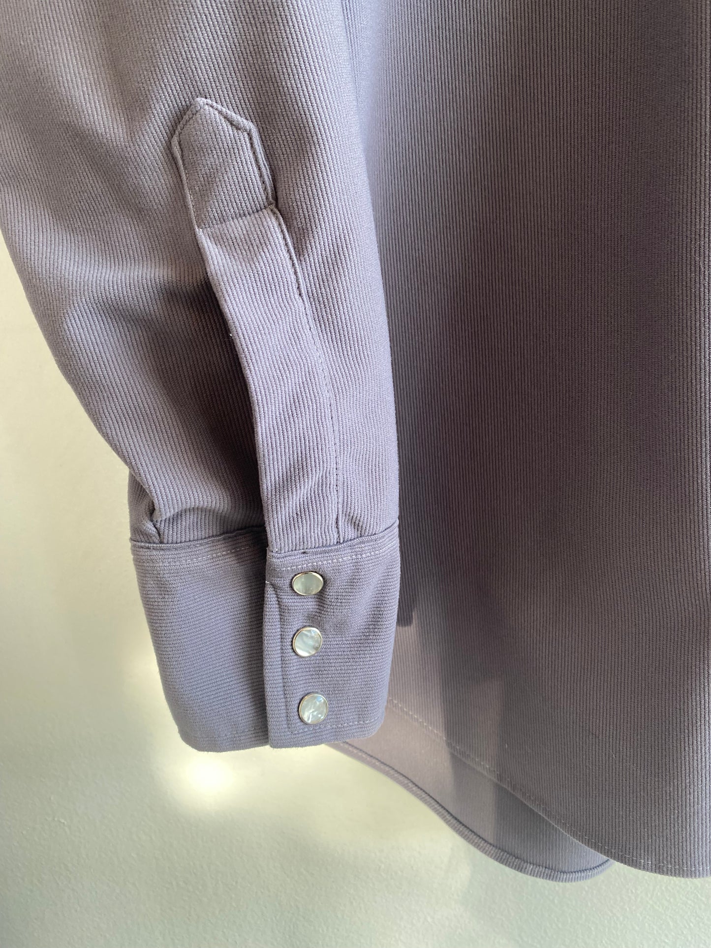 Vintage 1970’s Ely Ribbed Pearl Snap Shirt