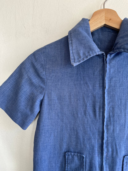 Vintage 1960s/1970s Women’s Chambray Coveralls - La Lovely Vintage 
