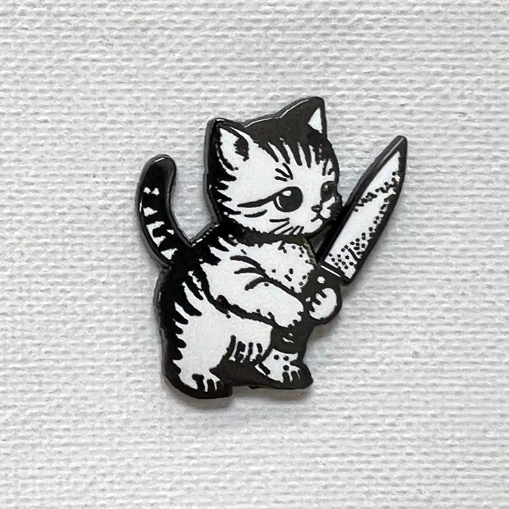 Strike Gently - Enamel Pin - La Lovely Vintage 