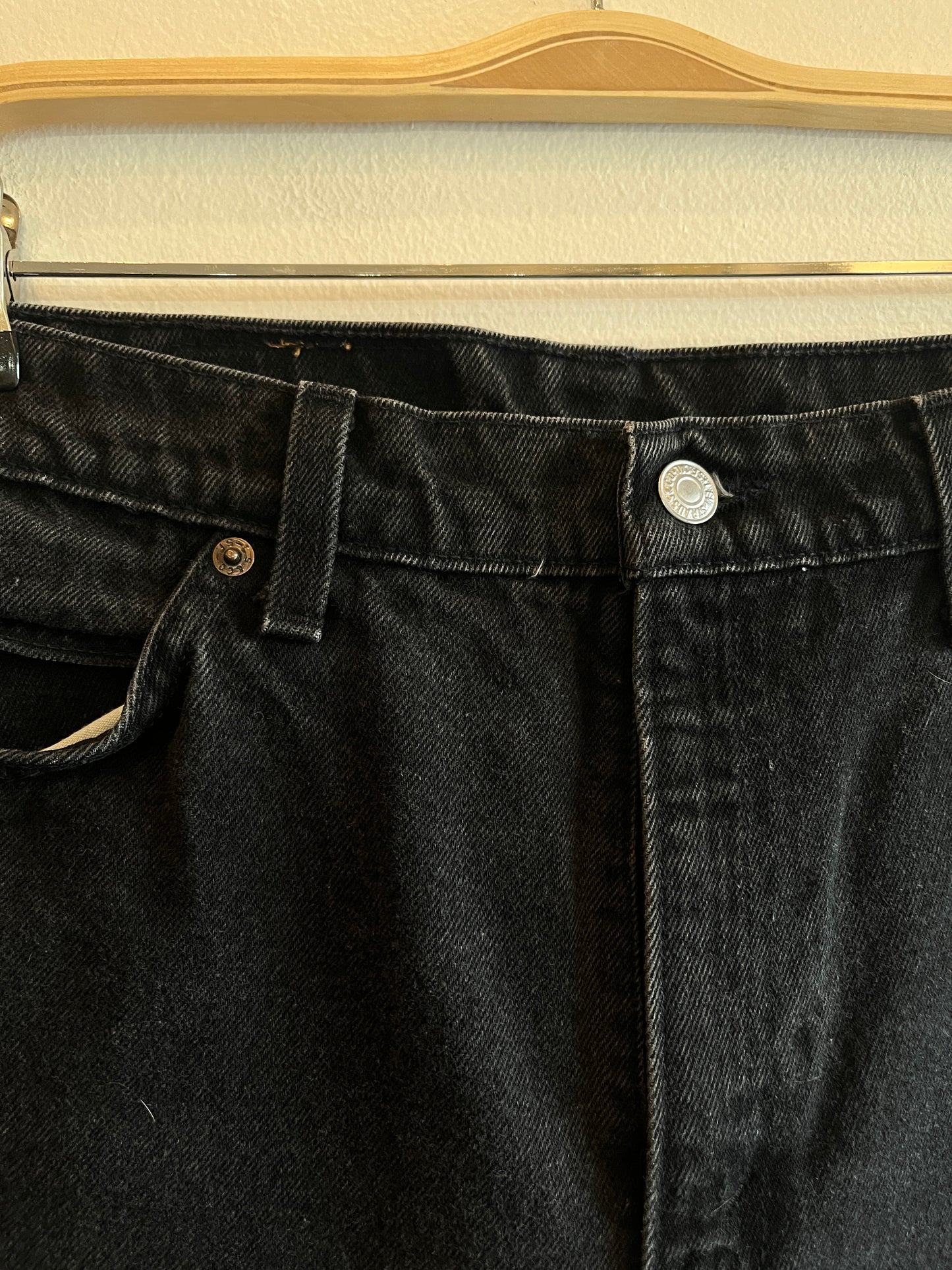 Vintage 1990's Levi’s 951 Black Denim Jeans