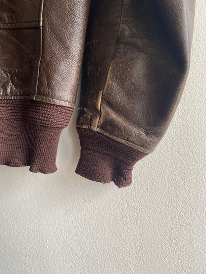 Vintage 1950’s USN G-1 Leather Flight Jacket