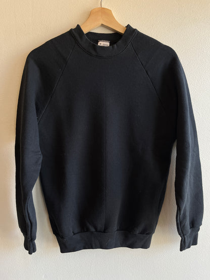 Vintage 1990’s Black Blank Crewneck Sweatshirt