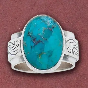 Tidepool - Turquoise Oval Ring