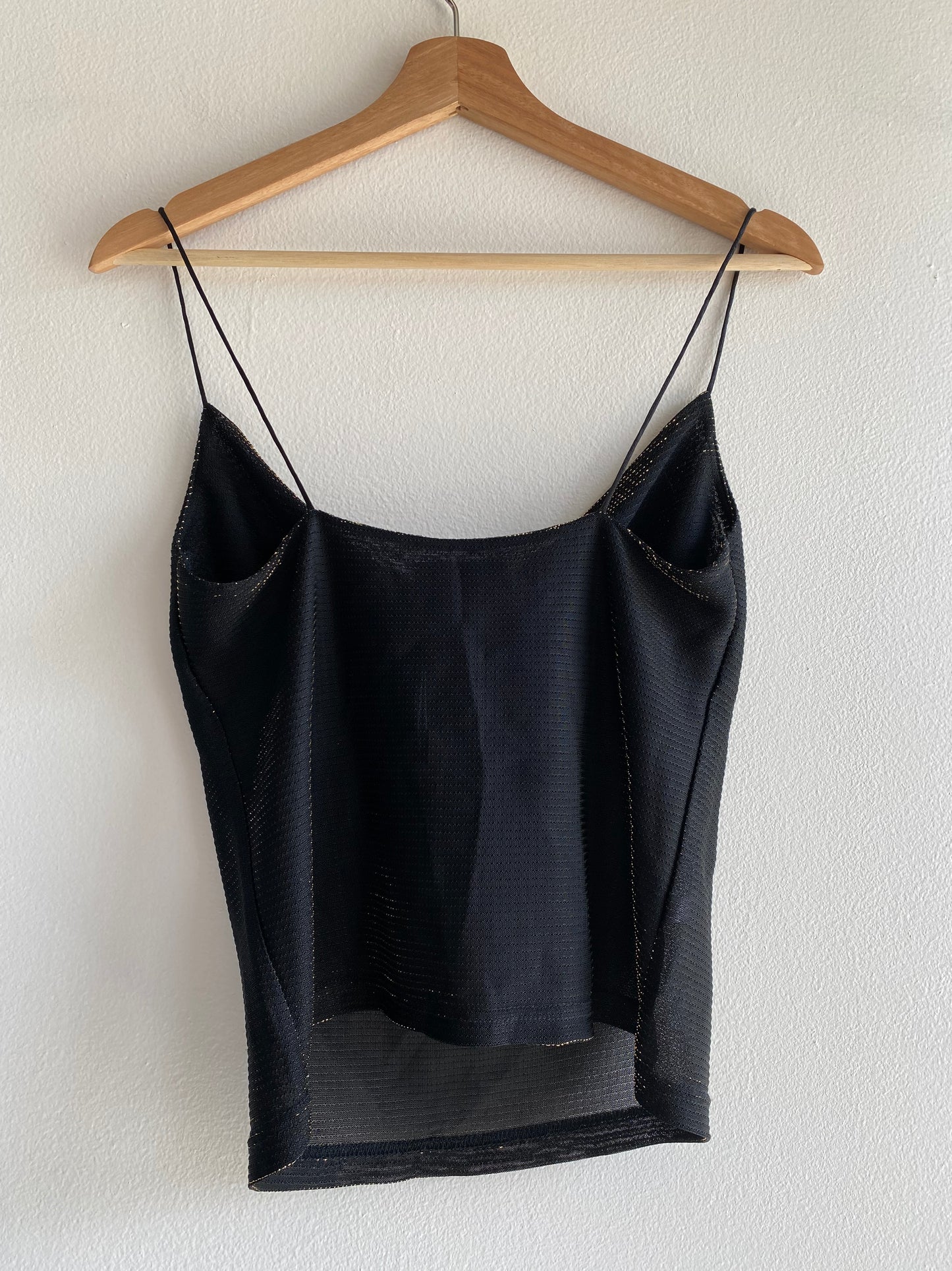 Vintage Y2K Express Black and Gold Cami