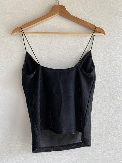 Vintage Y2K Express Black and Gold Cami