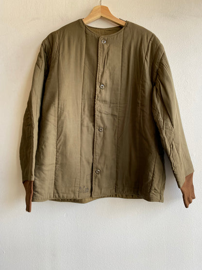 Vintage 1960’s Czech Military Quilted Liner Jacket