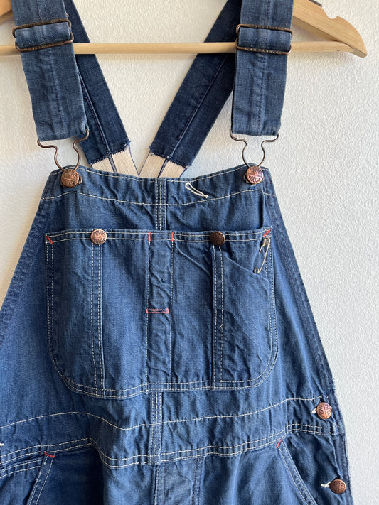 Vintage 1950’s Powrhouse Low-Back Denim Overalls
