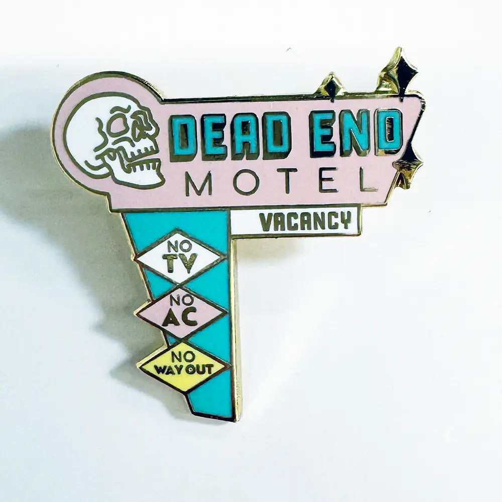 Strike Gently - Enamel Pin - La Lovely Vintage 