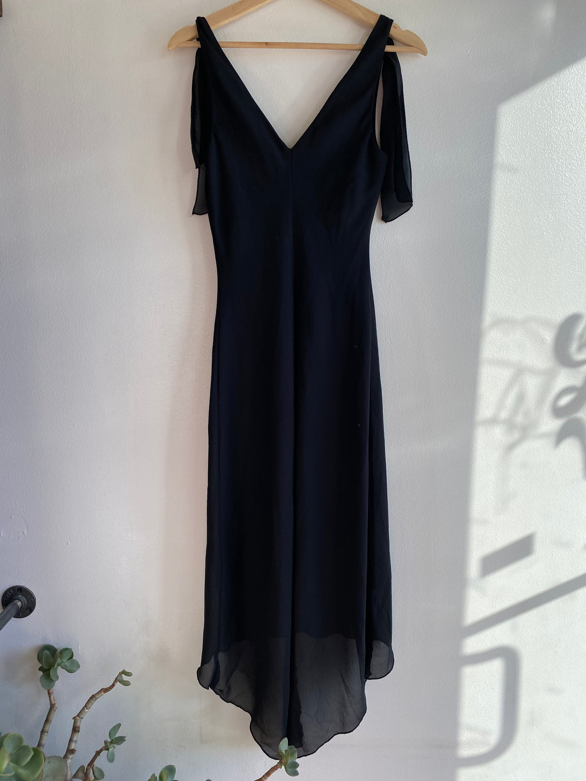 Vintage Jonathan Martin Y2K Black Midi Dress