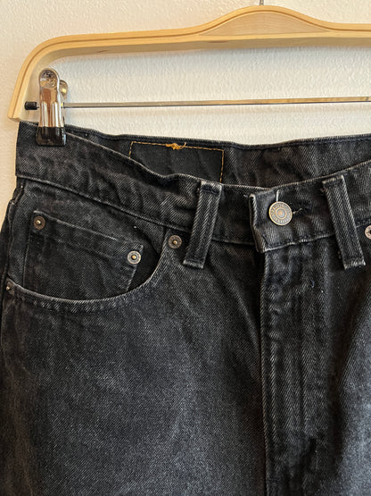 Vintage 1990’s Levi’s 555 Black Denim Jeans