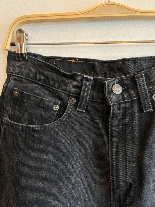 Vintage 1990’s Levi’s 555 Black Denim Jeans