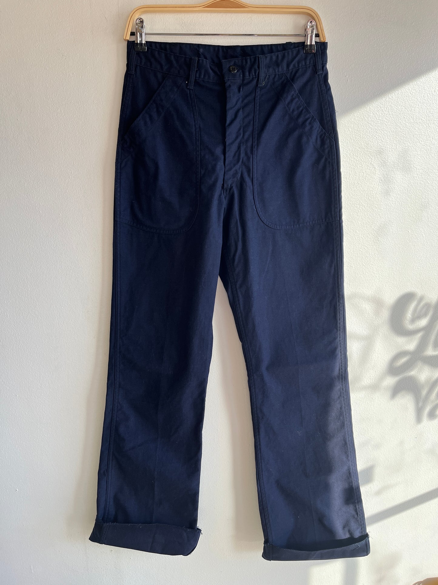 Vintage 1980’s Dark Blue Fatigue Pants