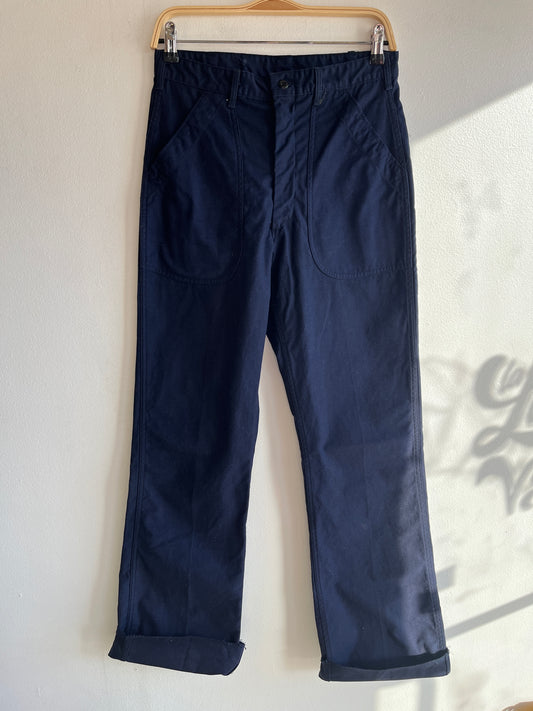 Vintage 1980’s Dark Blue Fatigue Pants