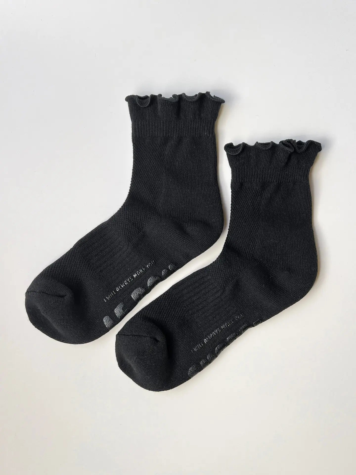 Le Bon Shoppe - Ruffled Hugger Crew Socks