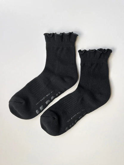 Le Bon Shoppe - Ruffled Hugger Crew Socks