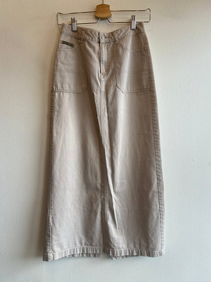 Vintage Y2K Tan Bongo Maxi Skirt