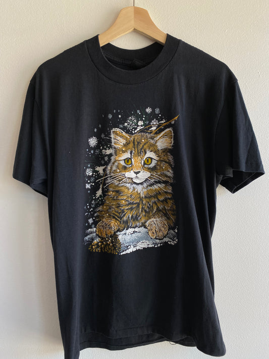 Vintage 1990's Snowy Mountain Lion T-Shirt