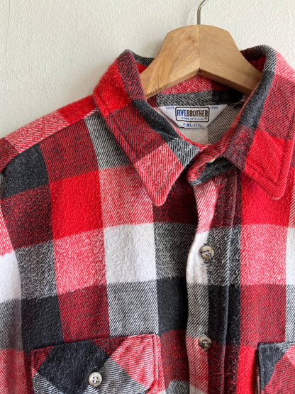 Vintage 1970/80’s Five Brother Cotton Flannel Shirt - La Lovely Vintage 