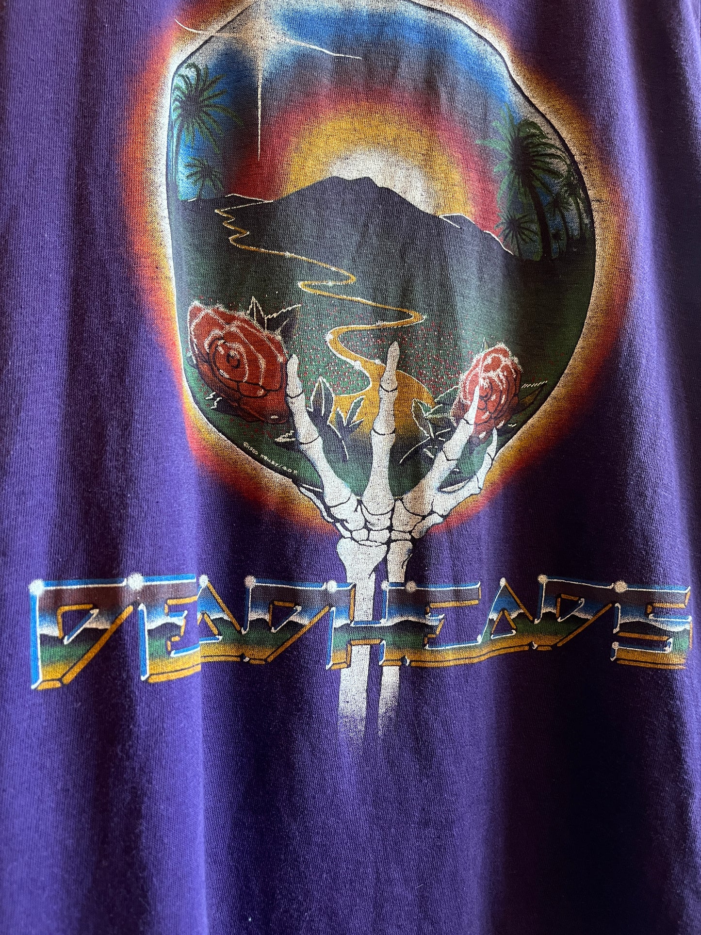 Vintage 1983 Grateful Dead Sleeveless Tour T-Shirt - La Lovely Vintage 