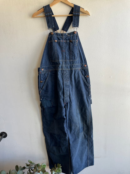Vintage 1950’s Powrhouse Low-Back Denim Overalls