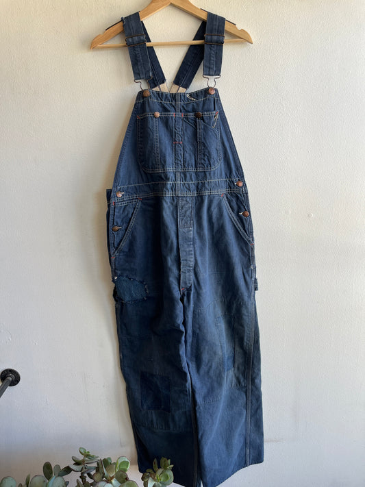 Vintage 1950’s Powrhouse Low-Back Denim Overalls