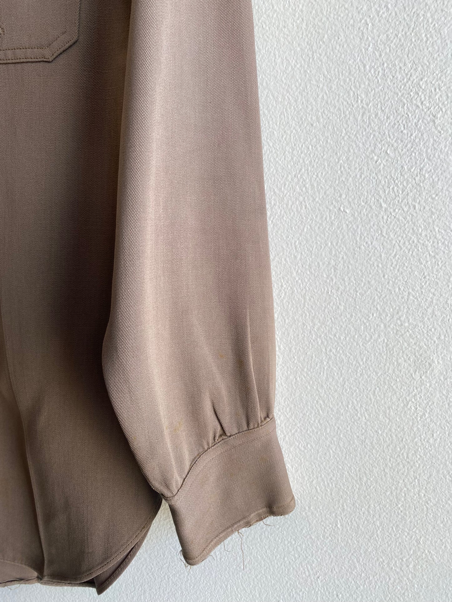 Vintage 1930’s US Army Gabardine Chinstrap Shirt