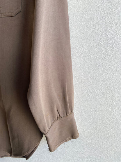 Vintage 1930’s US Army Gabardine Chinstrap Shirt