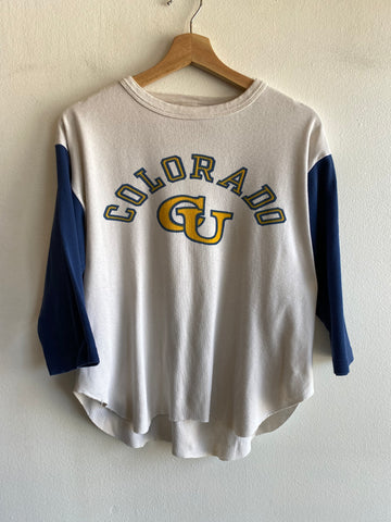 Vintage 1970’s University of Colorado 3/4 Sleeve T-Shirt