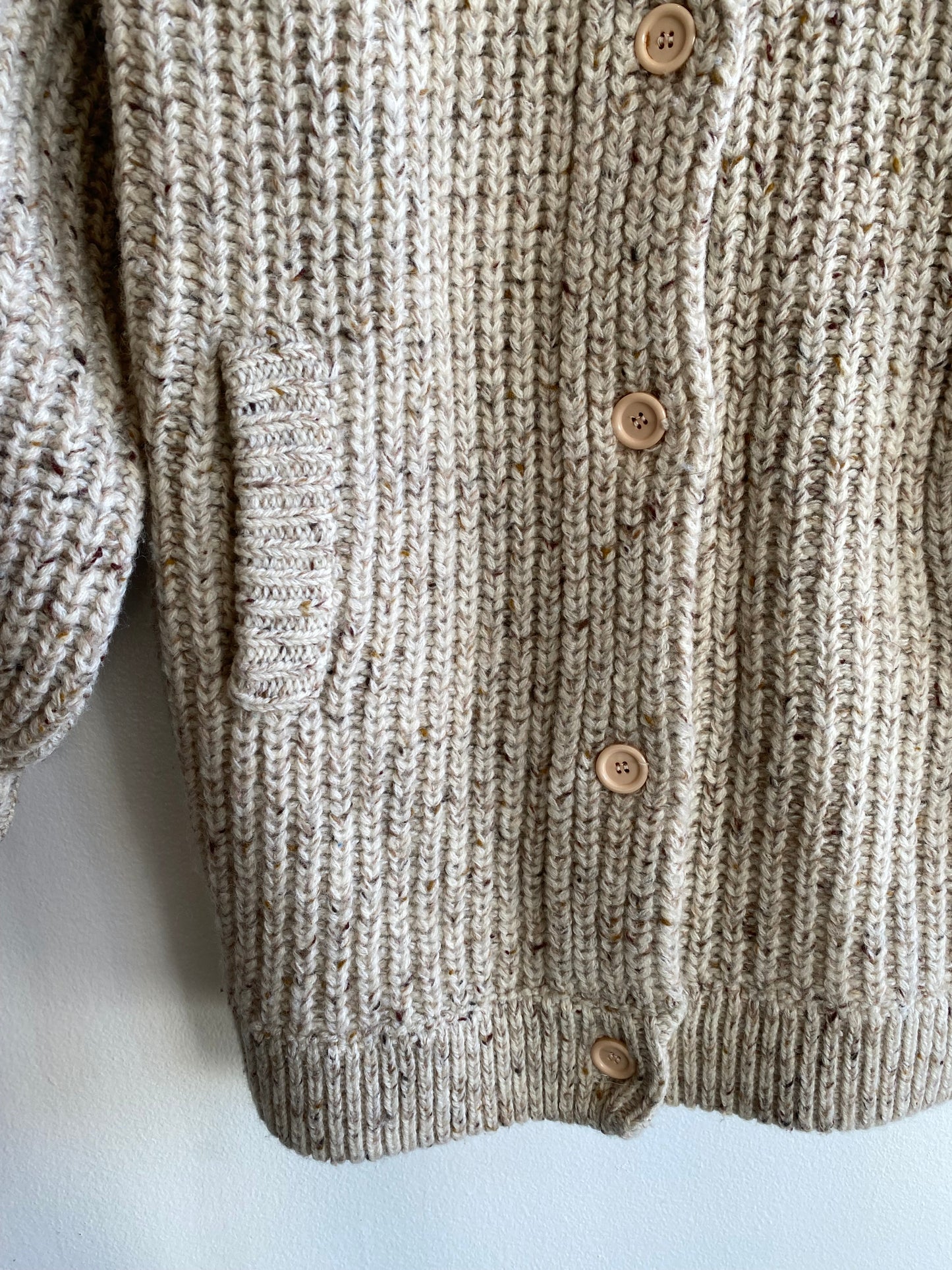 Vintage 1970/80’s P.G.E. Knit Collared Cardigan Sweater