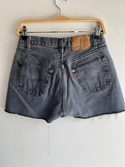 Vintage 1980’s Levi’s 501 Grey Denim Shorts