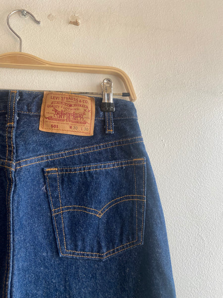 Vintage 1990’s One-Wash Levi’s 501 Denim Jeans