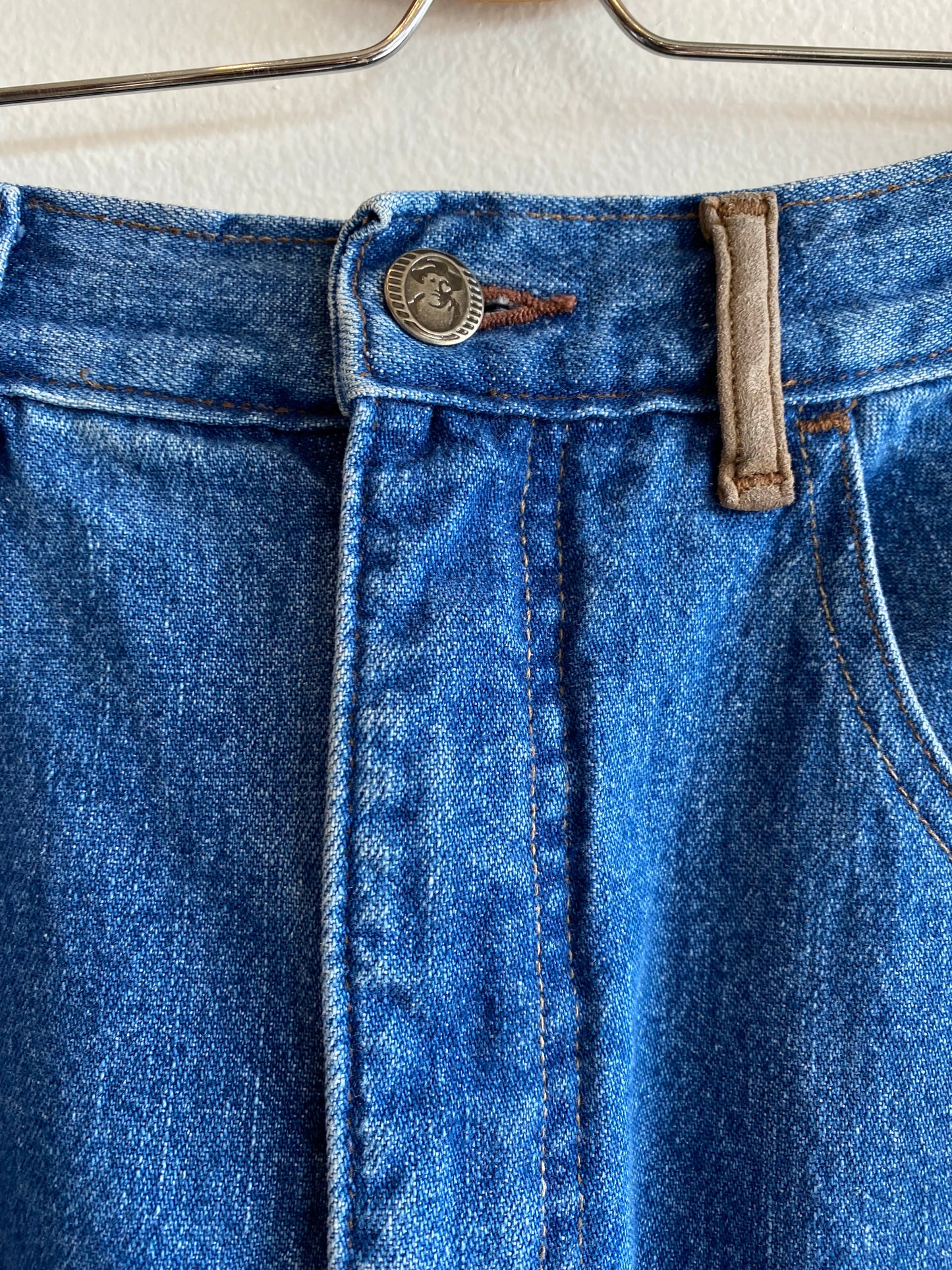 Vintage Calamity Jeans 1990's Denim Maxi Skirt