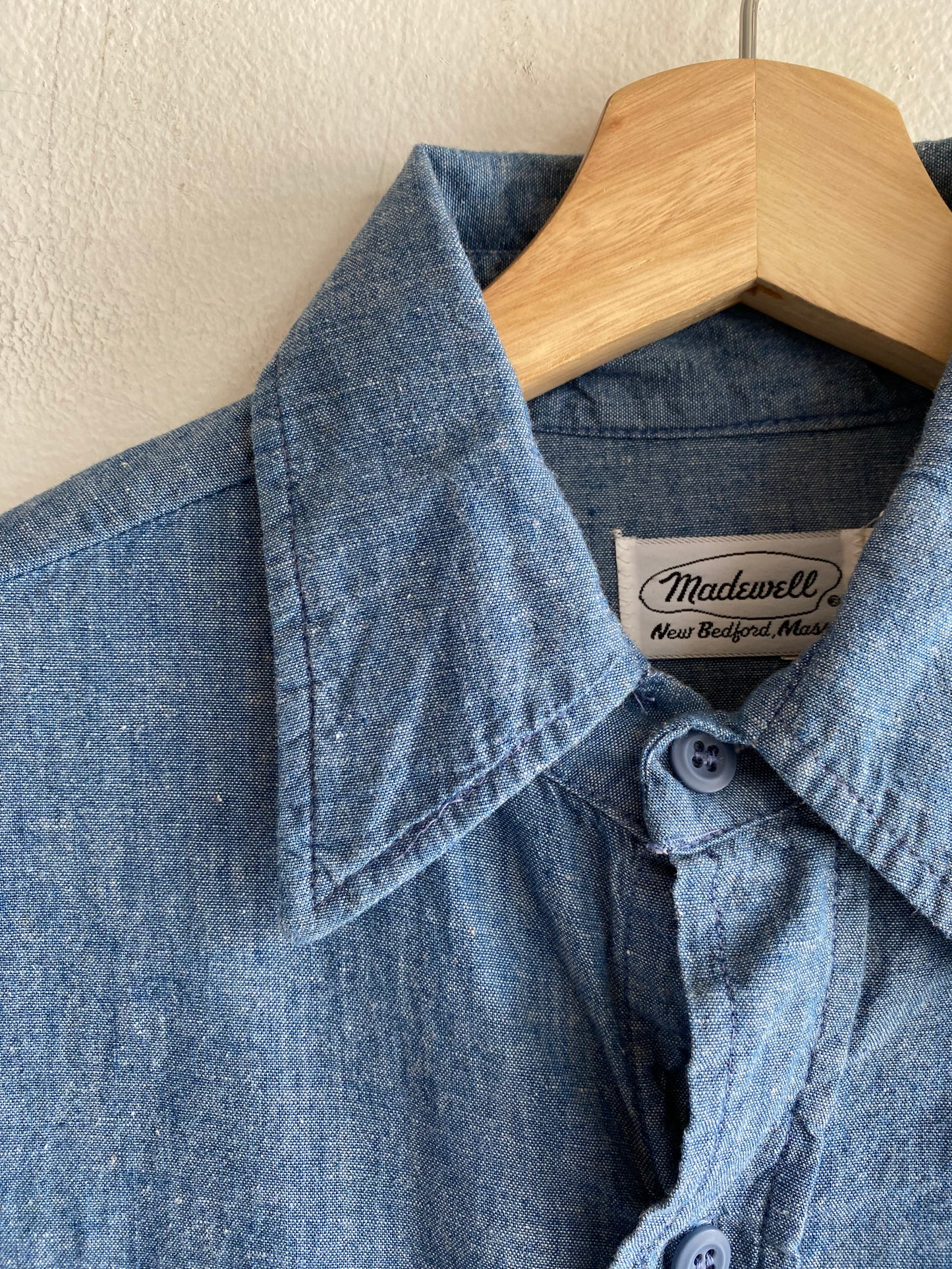 Vintage 1960’s Madewell Chambray Button Up Shirt