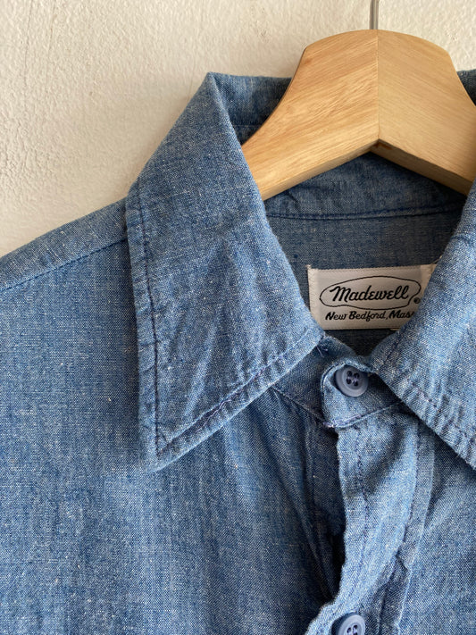 Vintage 1960’s Madewell Chambray Button Up Shirt
