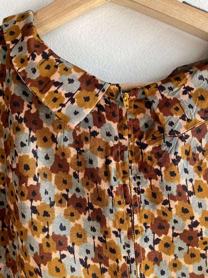 Vintage 1970’s Abstract Floral Blouse - La Lovely Vintage 
