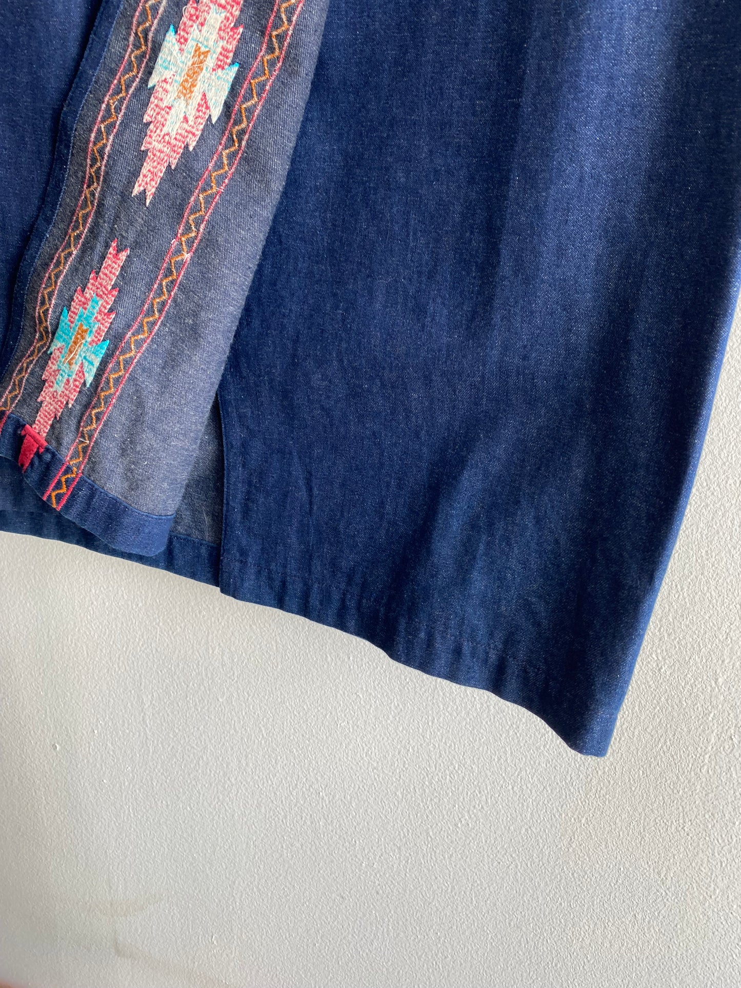 Vintage 1980’s Deadstock Denim Wrap Skirt - La Lovely Vintage 