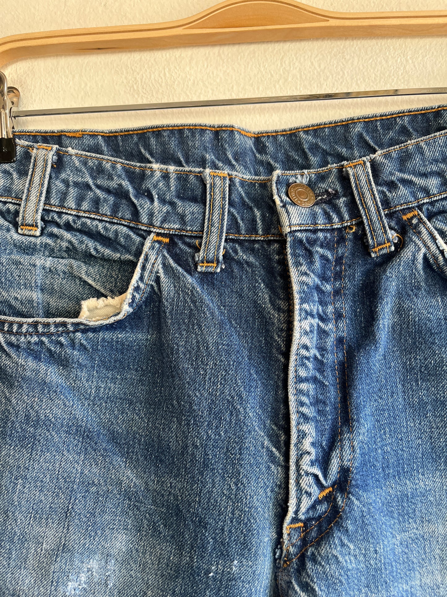Vintage 1970’s Levi’s “Big E” 517 Denim Jeans
