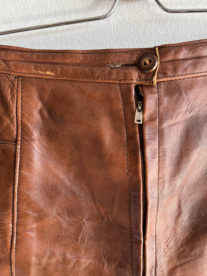 Vintage 1970’s Leather Shorts