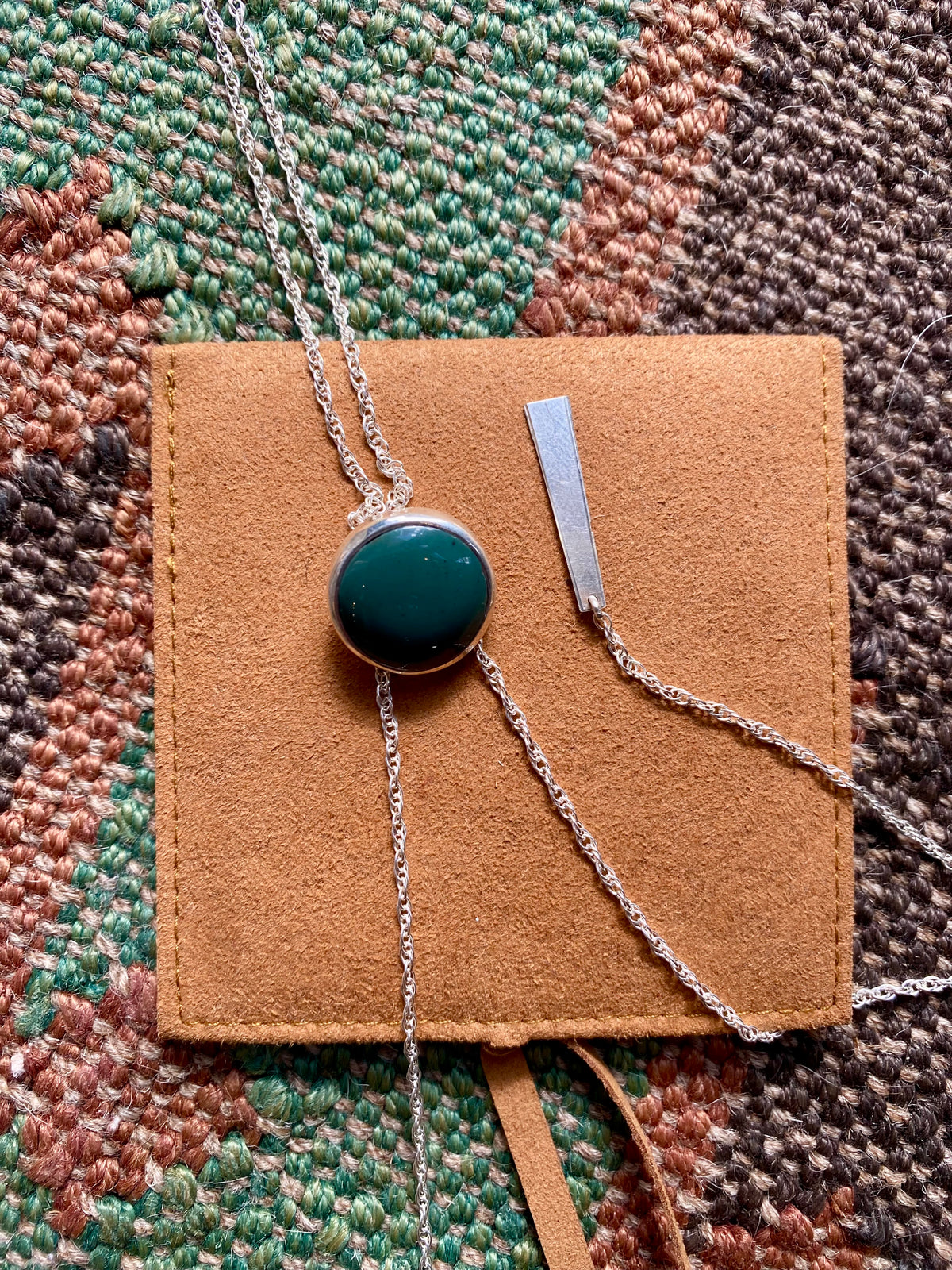 Sarah Safavi Jewelry - Silver Bolo Tie Necklace - La Lovely Vintage 
