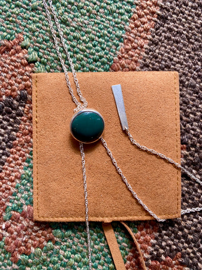 Sarah Safavi Jewelry - Silver Bolo Tie Necklace - La Lovely Vintage 