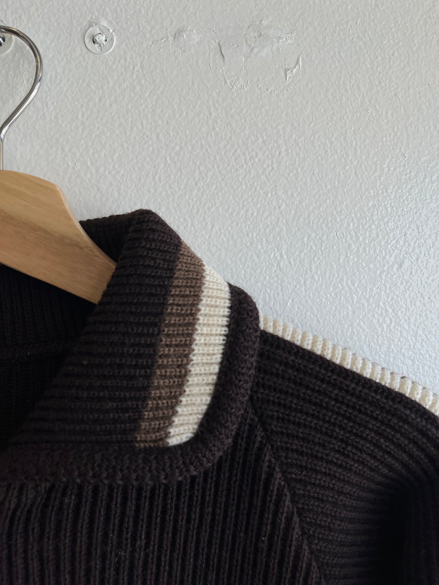 Vintage 1950’s Knit Zip-Up Cardigan - La Lovely Vintage 