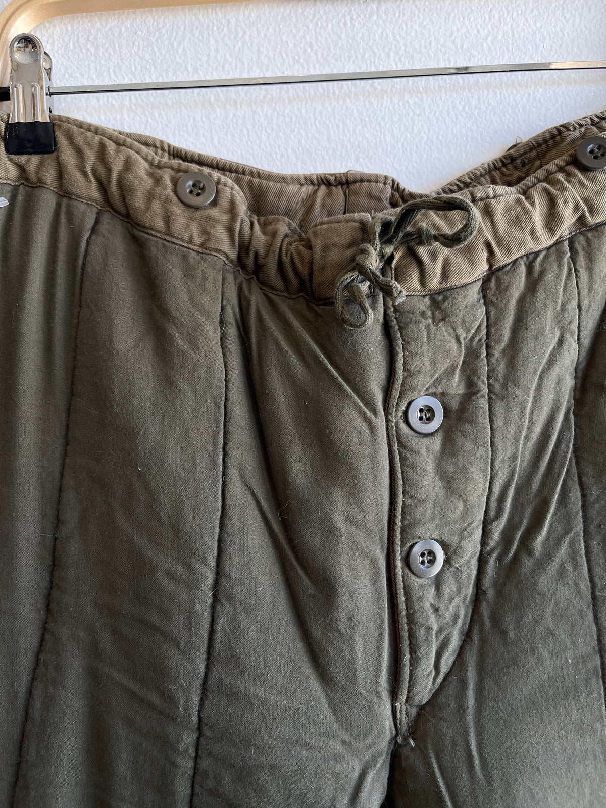 Vintage 1960’s Czech Military Quilted Pants - La Lovely Vintage 