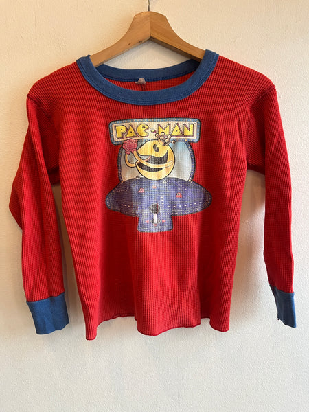 Vintage 1980’s Pac-Man Two-Tone Thermal Shirt