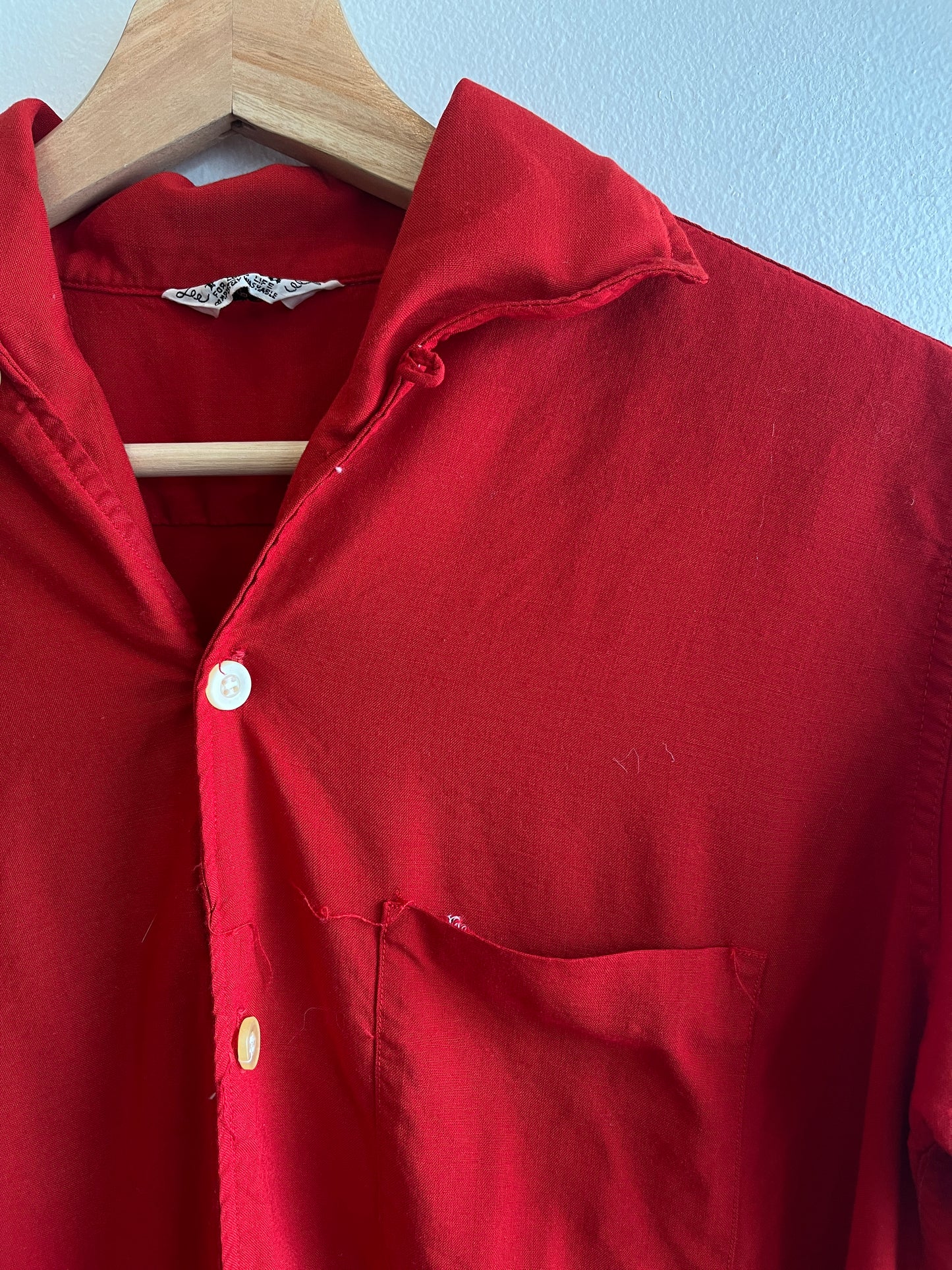 Vintage 1950’s Vianca Loop Collar Button-Up Shirt