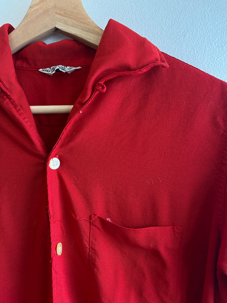 Vintage 1950’s Vianca Loop Collar Button-Up Shirt